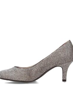 LifeStride Womens Parigi Pumps Pewter Shimmer 10 W