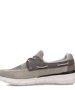 Skechers Men’s, Del Retto – Clean Slate Boat Shoe Gray 11.5 M