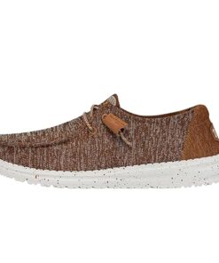 Hey Dude Wendy Sport Knit Brown Size 10 | Women’s Shoes | Women’s Slip-on Loafers | Comfortable & Light-Weight