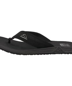 Reef mens Phantoms Flip Flop, Black, 16 US