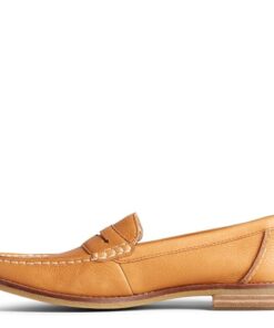 Sperry Women’s Seaport Penny Loafer, New TAN, 8.5