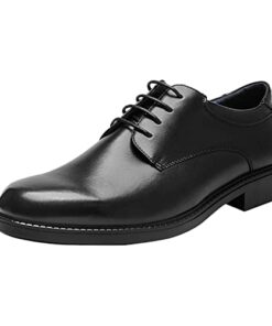 Bruno Marc Men’s Downing-02 Black Leather Lined Dress Oxford Shoes Classic Lace Up Formal Size 11 M US