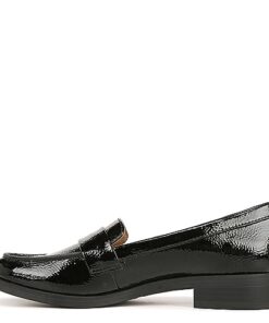 LifeStride Womens Sonoma 2 Slip On Loafers Black Patent 11 W