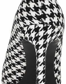 Nine West Women’s Tatiana Pump, Black Houndstooth 008, 9