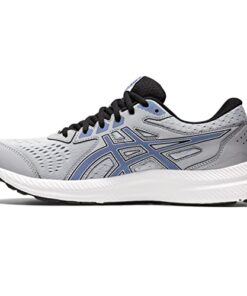 ASICS Men’s Gel-Contend 8 Running Shoes, 15, Piedmont Grey/ASICS Blue