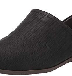 Dr. Scholl’s Shoes Women’s Ruler Slip-On Loafer, Black Microfiber, 7 Wide