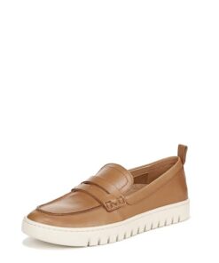 Vionic Uptown Women’s Slip-on Loafer Moc Casual Shoes Camel Leather – 11 Wide