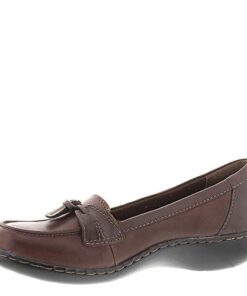 Clarks Women’s Ashland Bubble Slip-On Loafer, Brown Multi, 12 M US