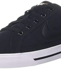 Nike Court Legacy Mule Womens Shoes Size 5, Color: Black/White