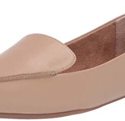 Amazon Essentials Women’s Loafer Flat, Beige, 5.5