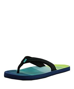 Reef Kids Boys Sandals, Kids Ahi, Aqua/Green, 6