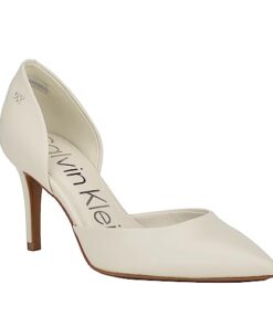 Calvin Klein Women’s Gloria Pump, Milk 152, 8