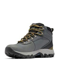 Columbia Men’s Newton Ridge Plus II Waterproof Hiking Boot Shoe, Graphite/Black, 17