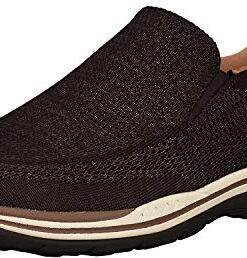 Skechers USA Men’s Expected Gomel Slip-on Loafer, Chocolate, 10 XW US
