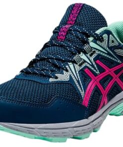 ASICS Women’s Gel-Venture 8 Running Shoes, 7 W, MAKO Blue/Pink GLO