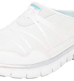 Skechers Sport Women’s Air Streamer White/Silver Slip-On Mule 11 M US