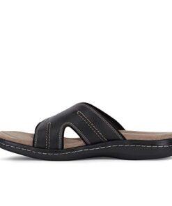 Dockers Men’s Slide Sandal, Black, 13 Wide