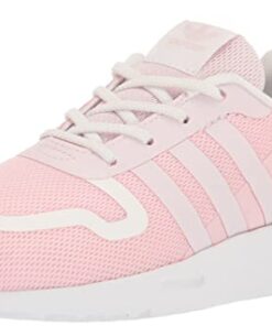 adidas Originals Kids Multix Sneaker, Clear Pink/Almost Pink/White, 7 US Unisex Toddler