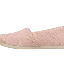 TOMS Womens Alpargata Canvas Slip On Flats Casual – Pink – Size 9.5 B