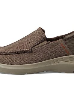 Skechers Men’s Parson-Ralven Slip-in Loafer, Taupe, 10 Wide