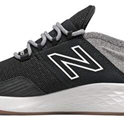 New Balance Women’s Fresh Foam Roav V1 Sneaker, Black/Light Aluminum, 7.5 M US