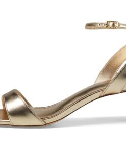 Lilly Pulitzer Women’s Cherie Heeled Sandal, Gold Metallic, 7