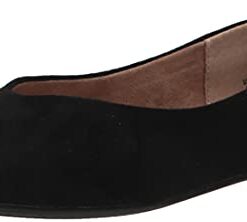 Amazon Essentials Women’s Square-Toe Ballet Flat, Black, 7.5