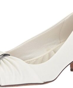 Easy Street womens Eloise Pump, White, 8.5 Wide US