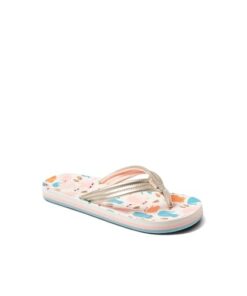 Reef Girls Kids Ahi Sandal, Cool Cats, 5 Big