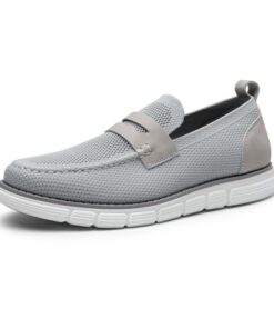 Bruno Marc Men’s Slip-on Casual Lightweight Breathable Loafers,Size 9,Grey,SBLS2404M