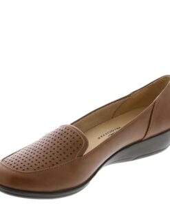 LifeStride Womens India Loafers Walnut 7.5 W