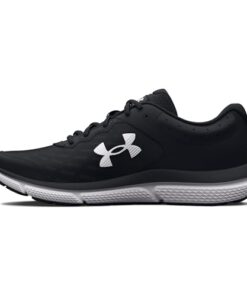 Under Armour Women’s Charged Assert 10 D, (001) Black/Black/White, 9, US
