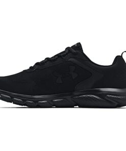 Under Armour Men’s Charged Assert 9, Black (002)/Black, 10.5 X-Wide US