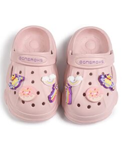 Zoolar Toddler Cute Garden Clogs Boys Girls Slip On Shoes Summer Lightweight Outdoor Slides Sandals Infant Children Beach Pool Shoes (Toddler/Little Kids)