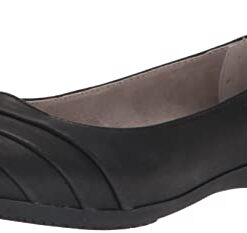 CLIFFS BY WHITE MOUNTAIN Clara Women’s Ballet Flat, Black/Burnished/Smooth, 12 W