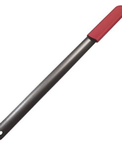 Rehabilitation Advantage Red Grip Handle Powder Coated Steel Shoehorn, 18 Inch