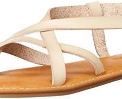 Amazon Essentials Women’s Casual Strappy Sandal, Taupe, 8