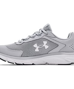 Under Armour Mens Charged Assert 9 Running Shoe, Mod Gray (101 White, 12 US