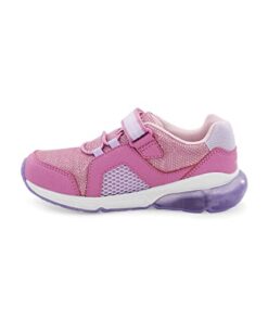 Stride Rite Girls M2P Lumi Bounce Sneaker, Pink, 13 Wide Little Kid