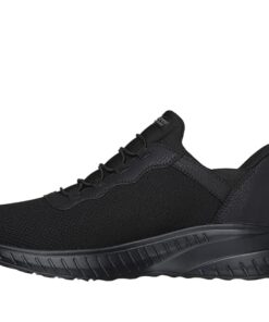 Skechers Bobs Squad Chaos – Daily Hype Hands Free Slip-Ins Black/Black 11.5 D (M)