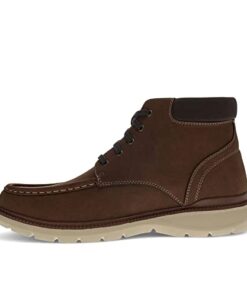 Dockers Footwear Men’s Rowan Ankle Boot, Dark Tan, 10