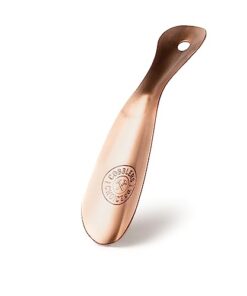 Cobbler’s Choice Metal Shoe Horn – Premium Quality – Designed for Comfort & Built for Durability! (8″, Copper)