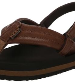 Reef Boy’s Ahi Sandal, Brown, 12 Little Kid