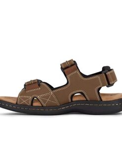 Dockers Men’s Newpage Sport Sandal, Dark Tan, 15 Wide