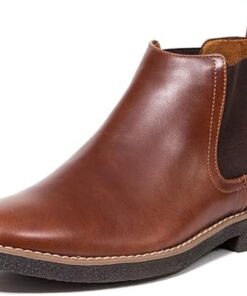 Deer Stags Men’s Rockland Dress Comfort Chelsea Boot/Redwood/Dark Brown/ 10 / Medium