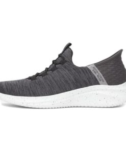 Skechers Men’s Ultra Flex 3.0 Right Away Hands Free Slip-in Sneaker Loafer, Black, 13
