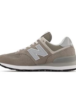 New Balance Women’s 574 Core Sneaker, Grey/White, 7