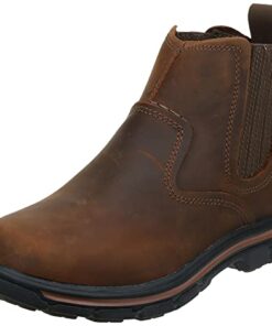 Skechers Men’s Relaxed Fit Segment – Dorton Boot,Dark Brown,7.5 M US