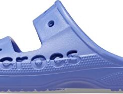 Crocs Unisex Baya Two-Strap Slide Sandals, Moon Jelly, Numeric_7 US Men