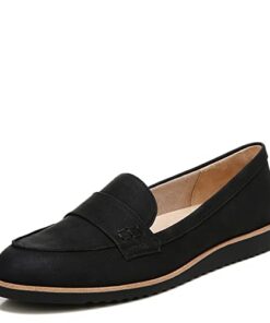 LifeStride Womens Zee Loafer Black/Black 10 W